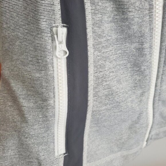 Lululemon Heathered Coal Wee Stripe Define Jacket Size 10 - Picture 7 of 10
